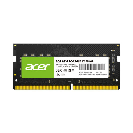 ACER SD100 4GB (4GB x 1) 2666MHz DDR4 Laptop RAM (Black)