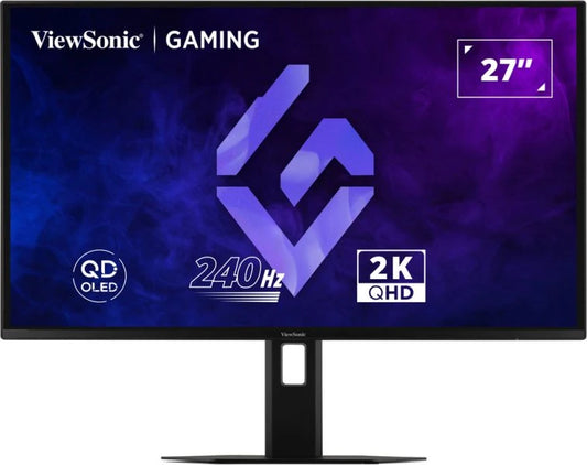 VIEWSONIC XG2738 27 Inch 2K QHD 240Hz Oled Panel 148% 0.03MS Adaptive-Sync Gaming Monitor