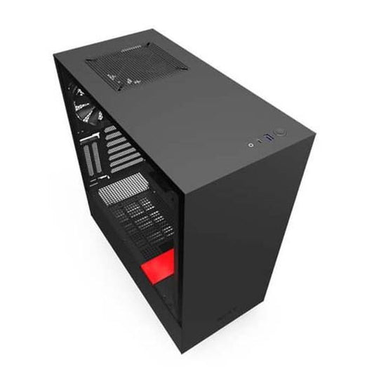 Nzxt H510i Compact Mid-Tower Cabinet (Matte Black-Red)