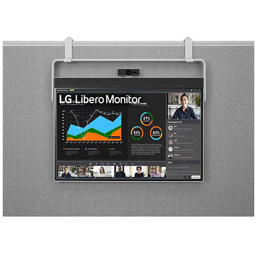 LG 27BQ70QC 27inch QHD Libero Monitor with Detachable Full HD Webcam