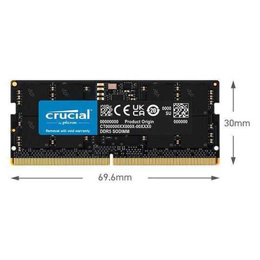 CRUCIAL 16GB ( 16GB x 1 ) 5600MHz DDR5 Laptop RAM