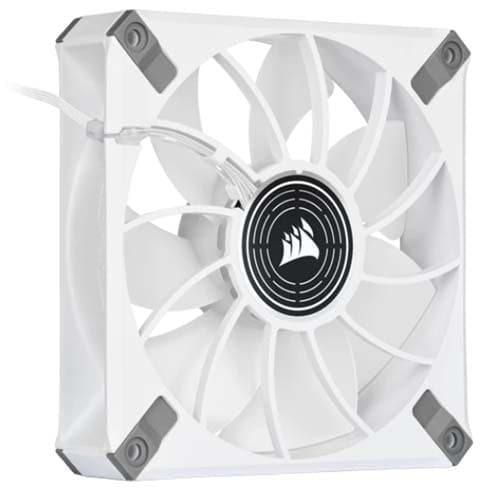 Corsair ML120 LED ELITE White Premium 120mm PWM Magnetic Levitation Fan (White)