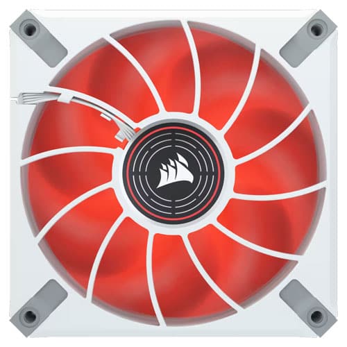 Corsair ML120 LED ELITE Red Premium 120mm PWM Magnetic Levitation Fan (White)