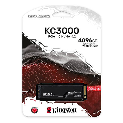 Kingston KC3000 4TB Gen4 NVMe M.2 Internal SSD
