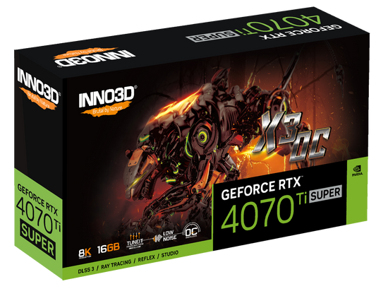 INNO3D GeForce RTX 4070 Ti SUPER X3 OC Graphic Card