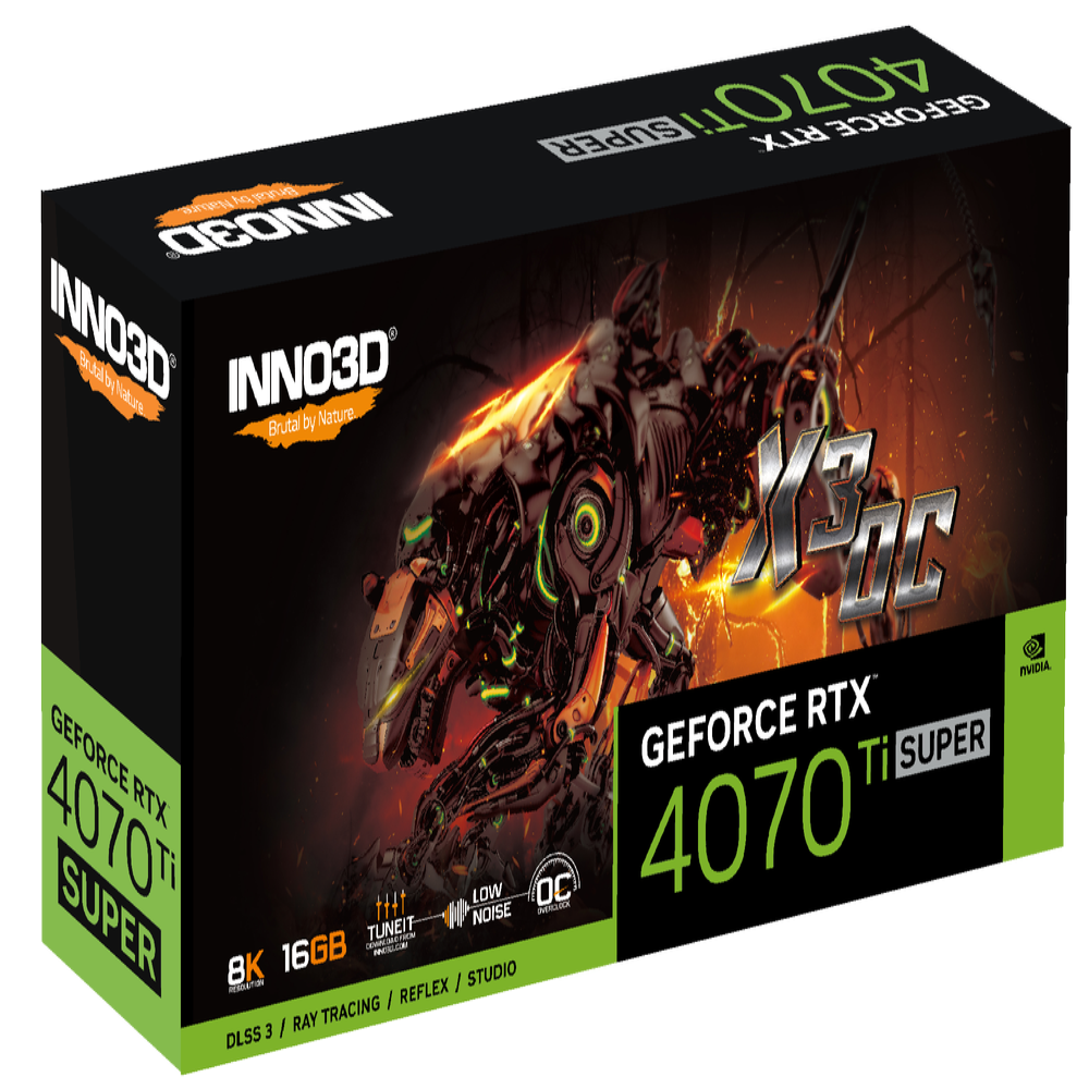 Buy INNO3D GeForce RTX 4070 Ti Super X3 OC 16GB Nvidia Graphic Card ...