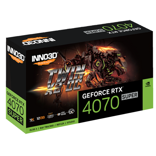 INNO3D GeForce RTX 4070 Twin X2 OC Nvidia Graphic Card