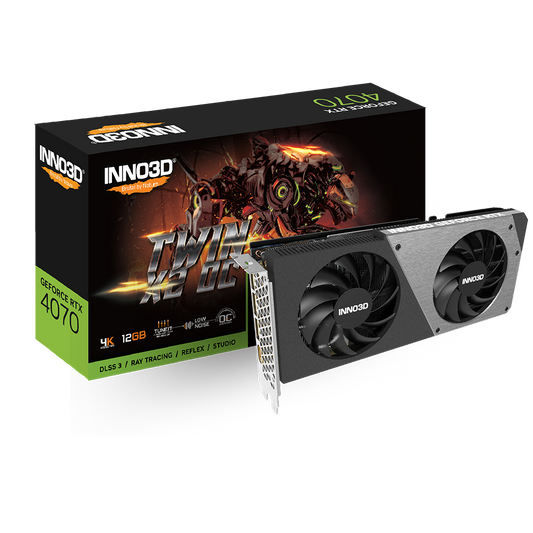 INNO3D GeForce RTX 4070 Twin X2 12GB Nvidia Graphic Card