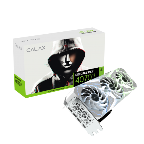 GALAX GeForce RTX 4070 Ti SG White 1-Click OC Graphics Card