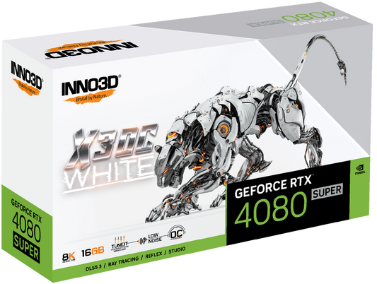 INNO3D GeForce RTX 4080 SUPER X3 OC White Graphic Card