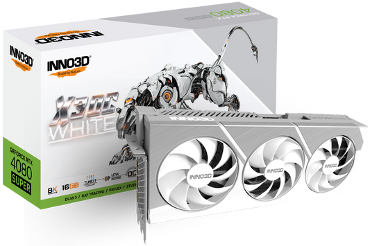 INNO3D GeForce RTX 4080 SUPER X3 OC White Graphic Card