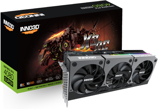 INNO3D GeForce RTX 4080 SUPER X3 OC Graphic Card
