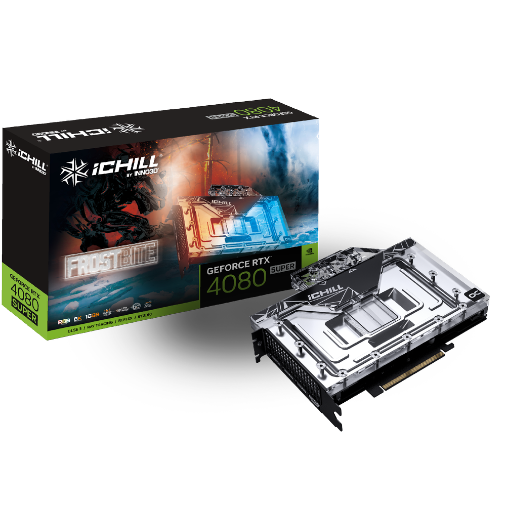 INNO3D GeForce RTX 4080 Super 16GB ホワイト INNO3D GEFORCE RTX™ 4080 SUPER X3 OC WHITE | INNO3D