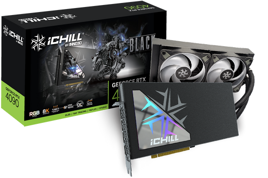 INNO3D Geforce RTX 4090 iCHILL Black 24GB Gaming Graphics Card