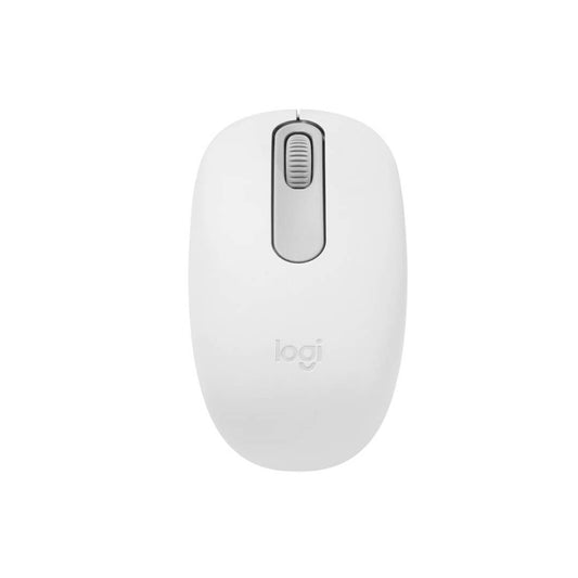 LOGITECH M196 Wireless-Bluetooth Ambidextrous Gaming Mouse ( Off-White ) ( M196 ) ( 1000DPI / 3 Macro Buttons ) 
