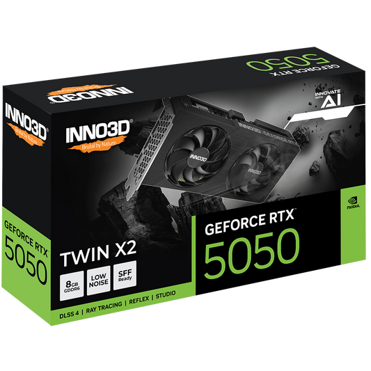 INNO3D GeForce RTX 5050 Twin X2 8GB Nvidia Graphic Card