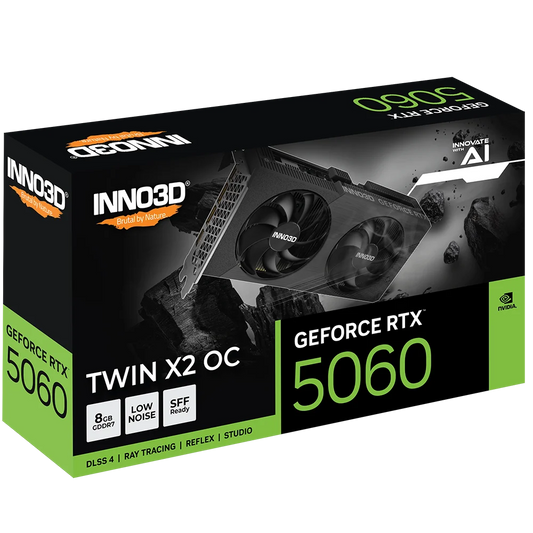 INNO3D GeForce RTX 5060 Twin X2 OC V2 SFF 8GB Nvidia Graphic Card