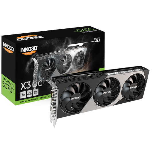 INNO3D GeForce RTX 5070 Ti X3 OC 16GB Nvidia Graphic Card