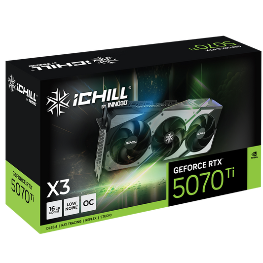 INNO3D GeForce RTX 5070 Ti Ichill X3 OC 16GB Nvidia Graphic Card