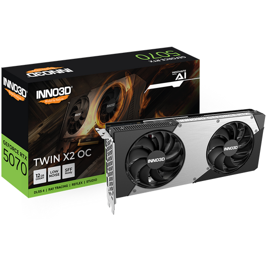 INNO3D GeForce RTX 5070 TWIN X2 OC 12GB NVIDIA Graphic Card