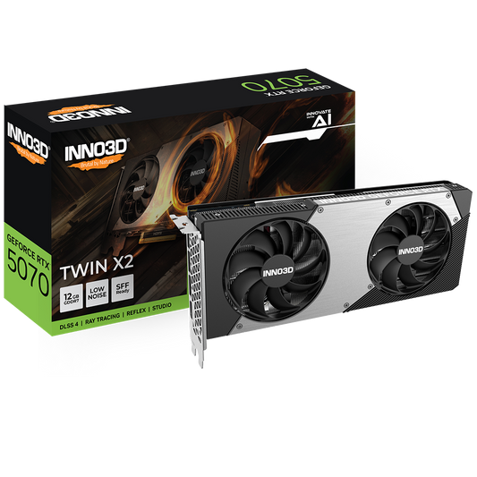 INNO3D GeForce RTX 5070 TWIN X2 12GB NVIDIA Graphic Card