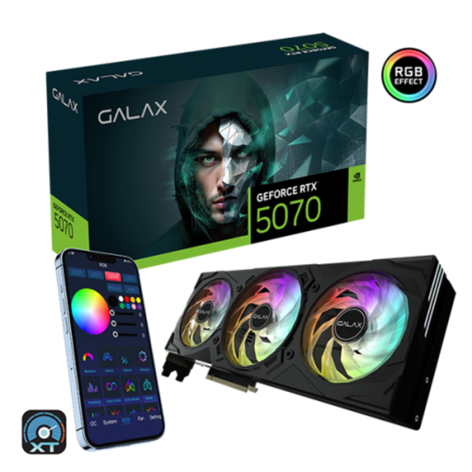 GALAX Geforce RTX 5070 EX Gamer 1 Click OC 12GB NVIDIA Graphic Card