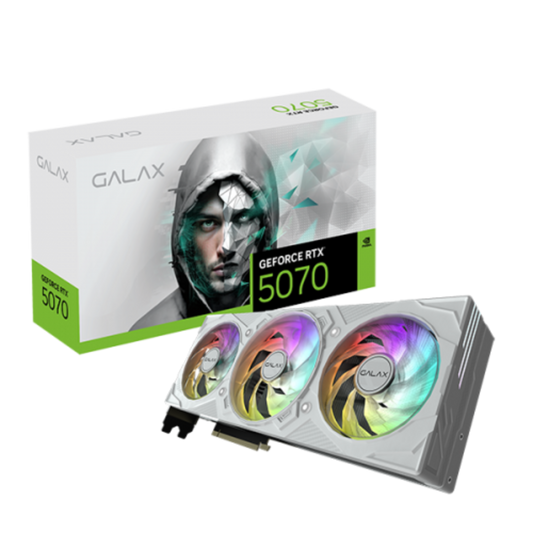 GALAX Geforce RTX 5070 EX Gamer 1 Click OC White 12GB NVIDIA Graphic Card