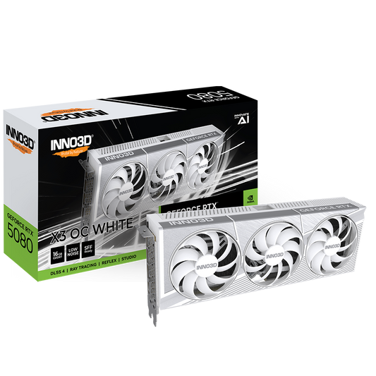 INNO3D GeForce RTX 5080 X3 OC White 16GB Nvidia Graphic Card