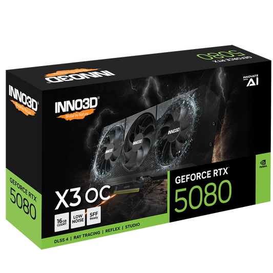 INNO3D GeForce RTX 5080 X3 OC 16GB Nvidia Graphic Card