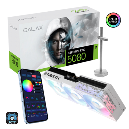 GALAX Geforce RTX 5080 1 Click OC White 16GB NVIDIA Graphic Card