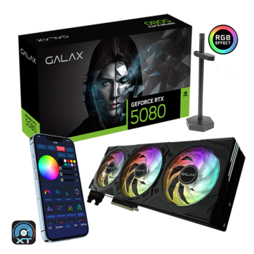 Buy GALAX Geforce RTX 5080 EX Gamer 1 Click OC 16GB NVIDIA Graphic Card ...