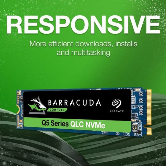 SEAGATE Barracuda Q5 1TB M.2 NVME Gen3 Solid State Drive ( SSD )