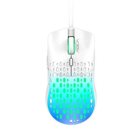 AULA S11 PRO Wired Ergonomic Gaming Mouse ( ‎S11PRO) ( 3600 DPI / 6 Macro Button ) ( Blue )