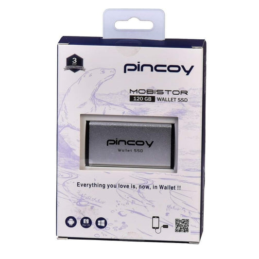 PINCOY MobiStor 120GB Wallet Solid State Drive ( SSD )