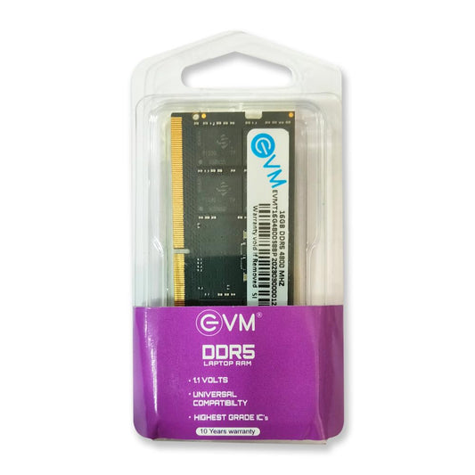 EVM 16GB ( 16GB x 1 ) 4800MHz DDR5 Laptop RAM ( CL40 )