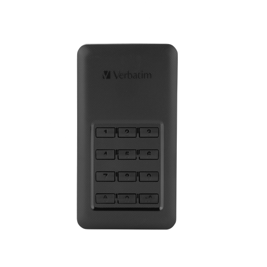 VERBATIM Store N Go 256GB Portable External Solid State Drive with Keypad Access ( SSD )