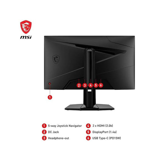 MSI G274QPF E2 27 Inch QHD 180Hz IPS Panel 119%SRGB 1ms Adaptive sync IPS Gaming Monitor