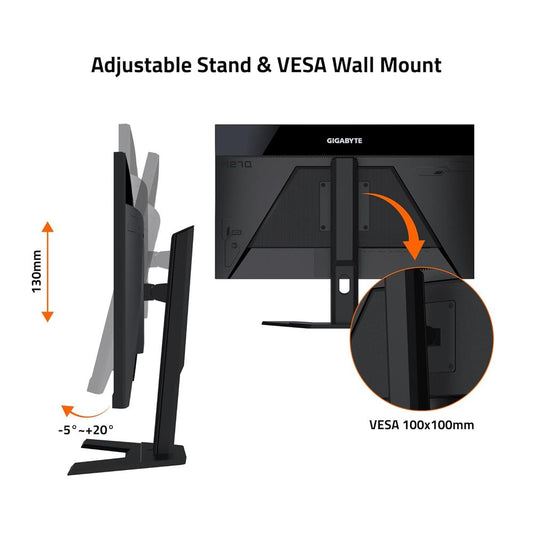 GIGABYTE M27Q X 27 Inch QHD 240Hz IPS Panel 140% SRGB 1MS Adaptive Sync IPS Gaming Monitor