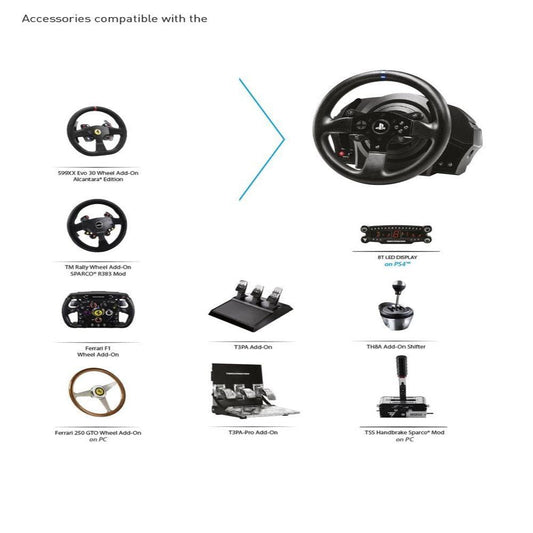 THRUSTMASTER T300 Ferrari Integral RW Alcantara edition Racing Game Wheel Force Feedback PS5/PS4/PC