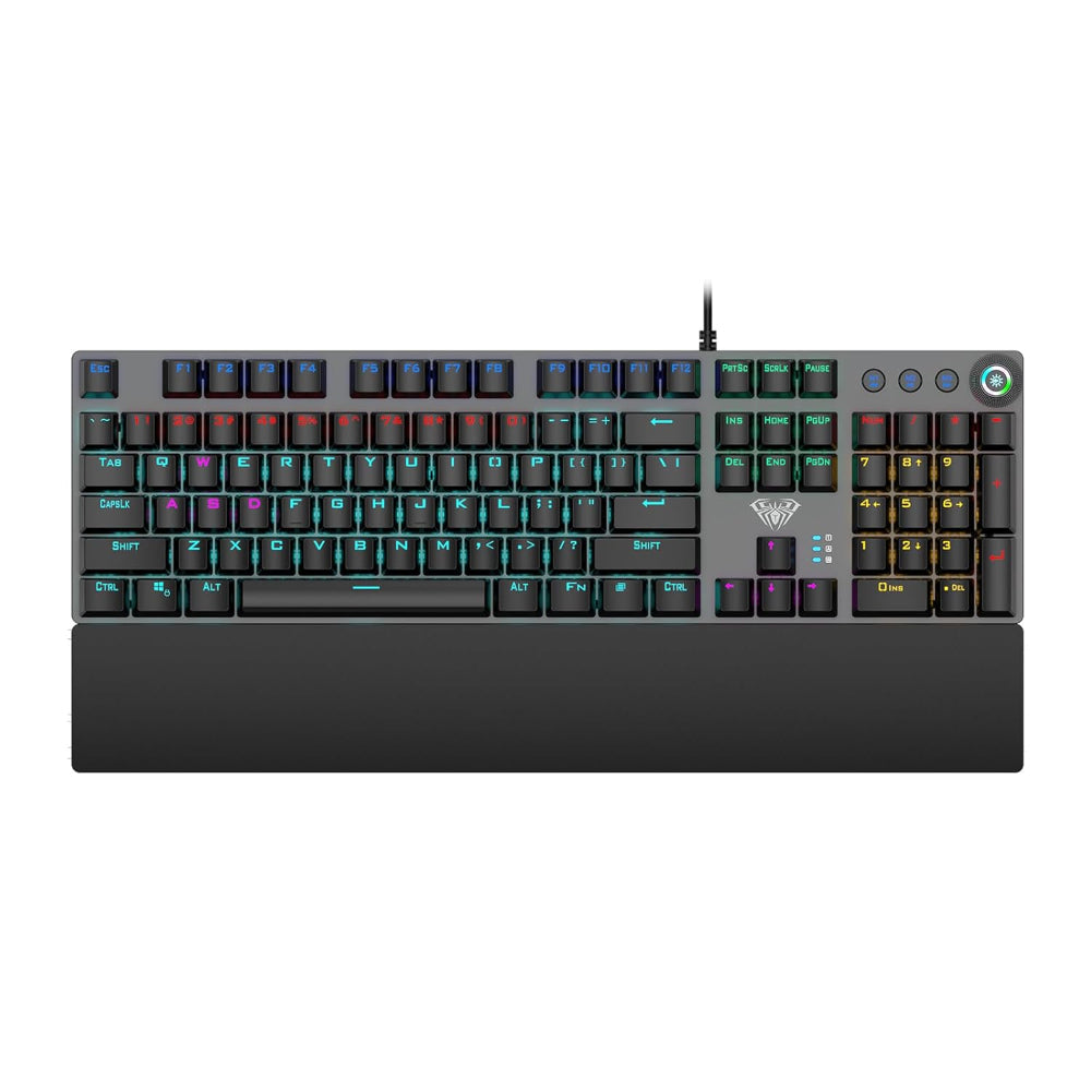 Buy AULA F2058 Full Size Wired Mechanical Gaming Keyboard ( Black ...
