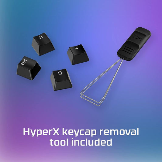 HyperX PBT Keycaps (Black) – Full Key Set - English (US)