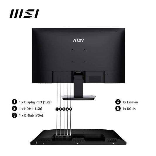 MSI PRO MP273A 27 Inch FHD 100Hz IPS Panel 106%SRGB 1MS Adaptive Sync IPS Business Monitor