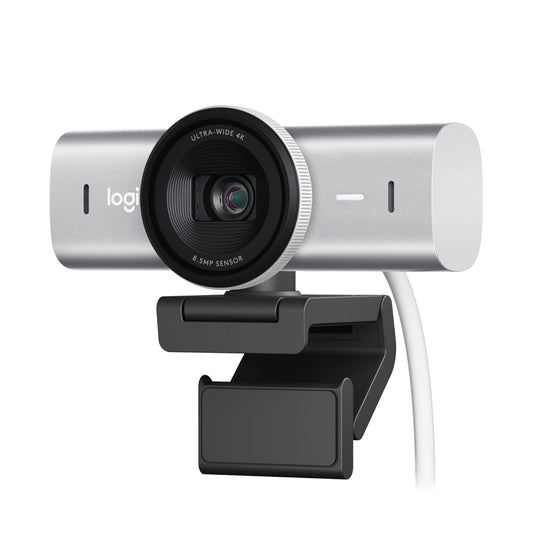 LOGITECH MX Brio 4K Ultra HD Webcam ( Pale Gray )