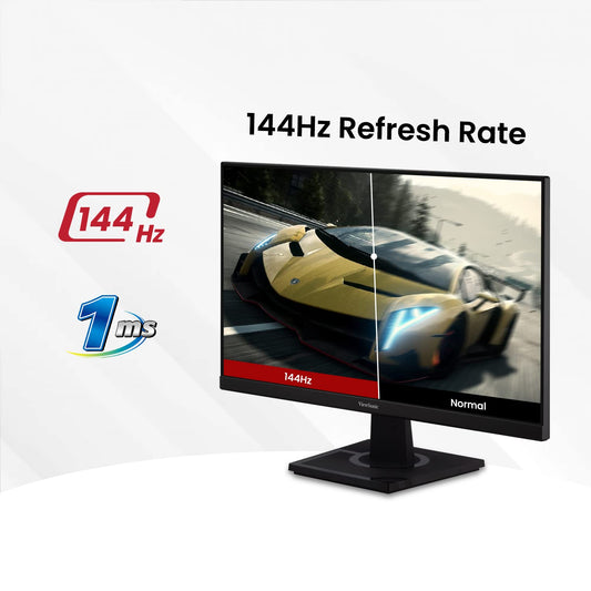 VIEWSONIC VX2405-P-MHD 24 Inch FHD 144Hz IPS Panel 120% SRGB 1MS AMD Freesync IPS Gaming Monitor