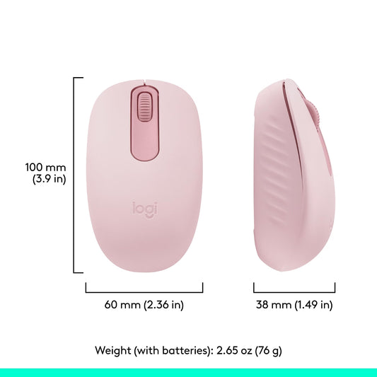 LOGITECH M196 Bluetooth Wireless Ambidextrous Gaming Mouse ( 910-007464 ) ( 1000 DPI / 3 Macro Button ) ( Rose )