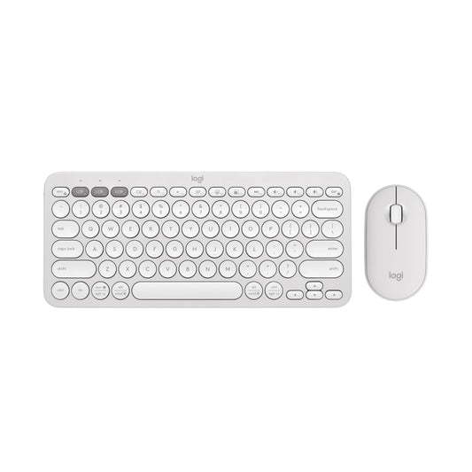 LOGITECH Pebble 2 60% Wireless Mouse and keyboard Combo ( White ) ( 920-012188 )