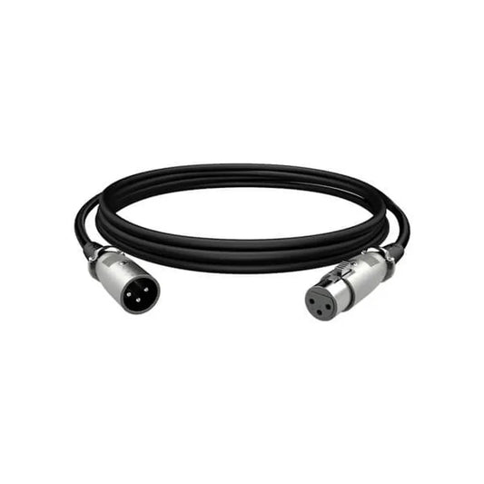 HyperX XLR Cable – Male-to-Female, 3 Pin, 10-Foot – Black
