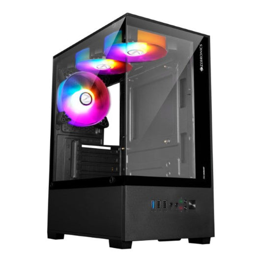 ZEBRONICS Robust ARGB MATX Mid Tower Cabinet ( Black )