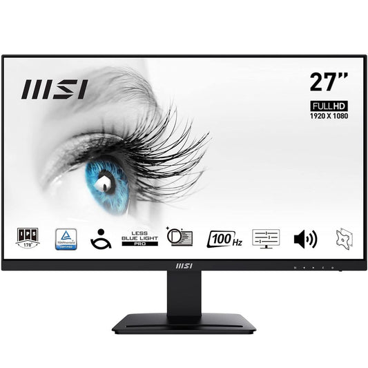 MSI PRO MP273A 27 Inch FHD 100Hz IPS Panel 106%SRGB 1MS Adaptive Sync IPS Business Monitor