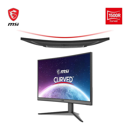 MSI G24C4 E2 24 Inch FHD 185Hz VA Panel 112% SRGB 1MS Adaptive Sync VA Gaming Monitor